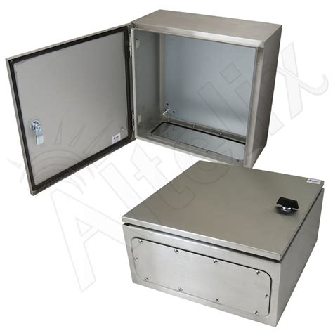 16 x16 x8 stainless steel 4x enclosure|16x16x8 nema enclosure.